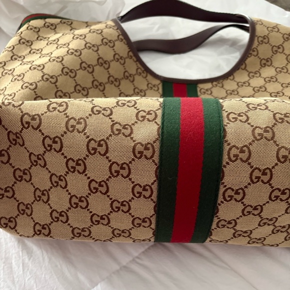 Gucci Beige Monogram Tote Brand New tags attached! Still in box - Picture 7 of 16